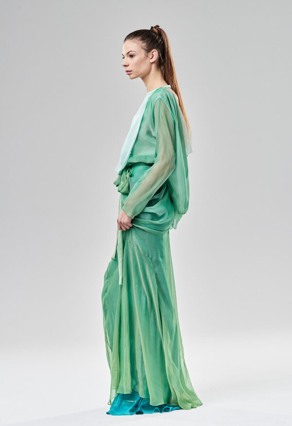 Sukienka syrena organiczna Viola Śpiechowicz 04