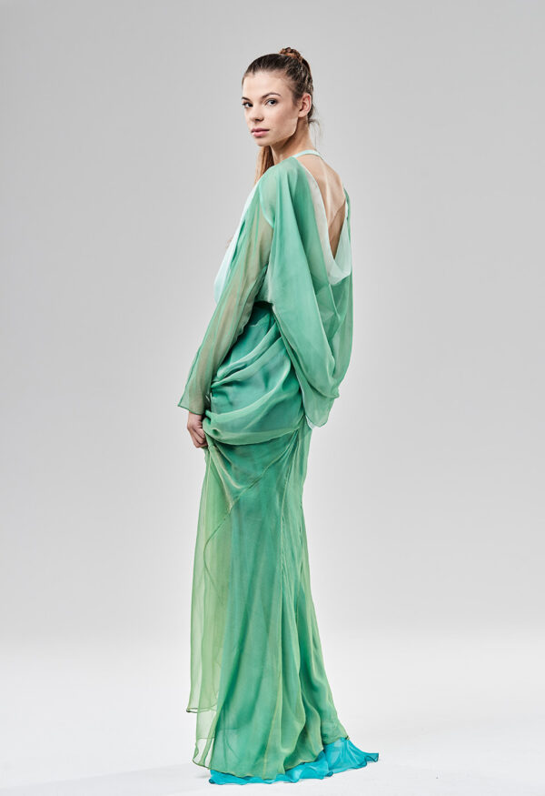 Sukienka syrena organiczna Viola Śpiechowicz 05