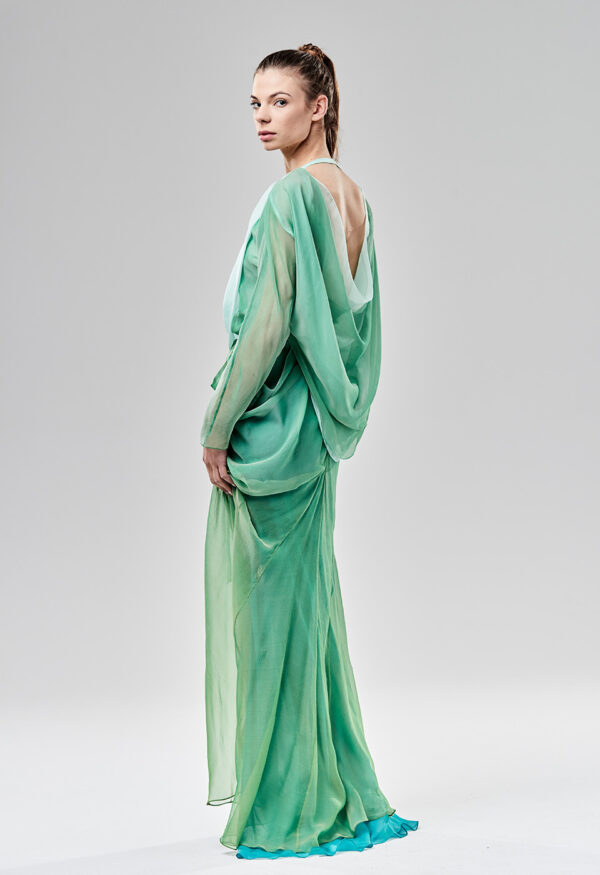 Sukienka syrena organiczna Viola Śpiechowicz 06