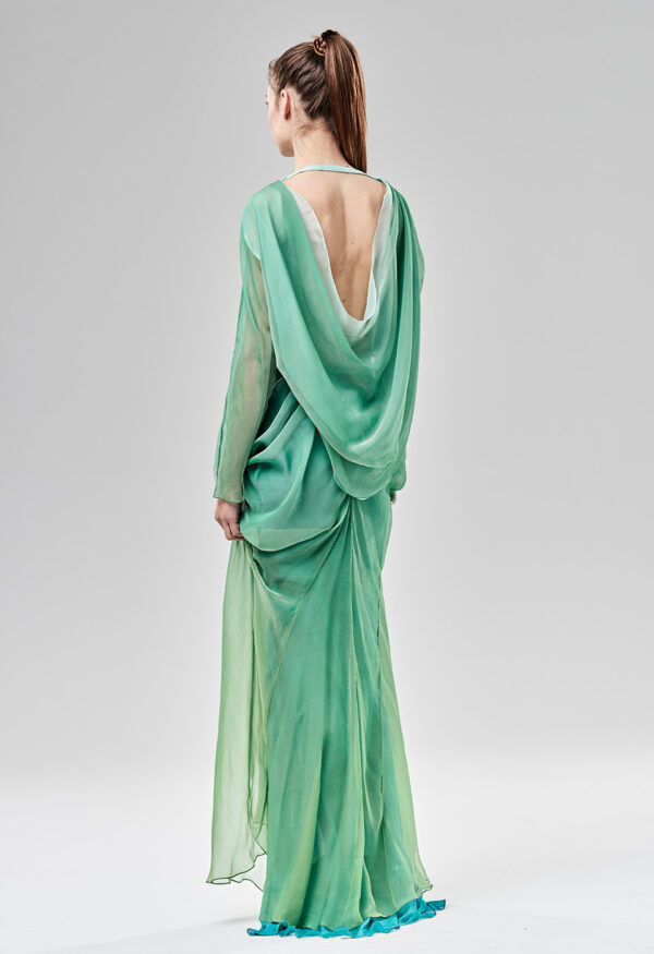 Sukienka syrena organiczna Viola Śpiechowicz 07