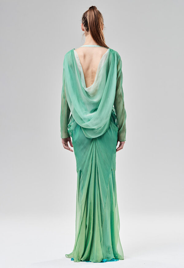 Sukienka syrena organiczna Viola Śpiechowicz 08